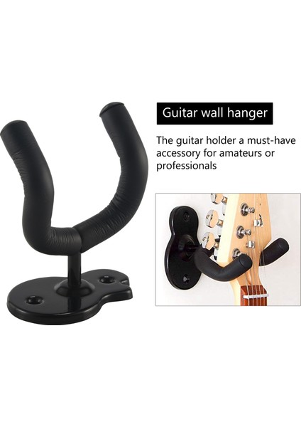 2 Adet Gitar Duvara Montaj Askısı, Elektrikli Klasik Bas Gitar Kanca Ukulele Ev ve Stüdyo Için Duvar Standları (Yurt Dışından) indirimleri