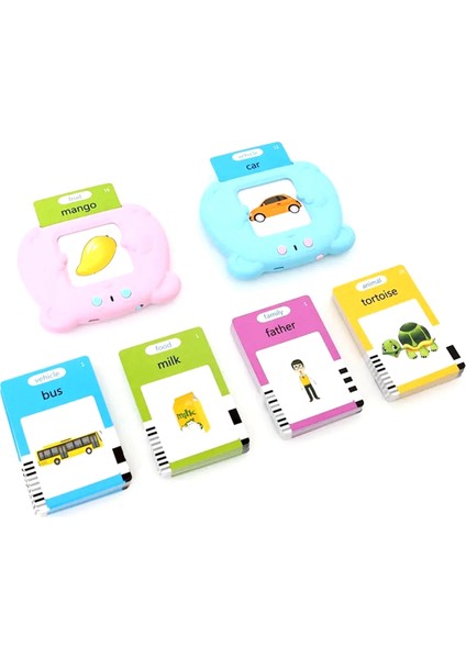 2-4 Yaşındaki Çocuklar Için Öğrenme Flash Kartları, Konuşma Terapisi Oyuncakları, Eğitici Konuşan Flash Kartlar, 510 Görüş Sözü Pembe (Yurt Dışından)