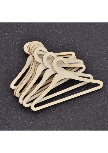 Lot 10 Adet Ahşap Askılar Bebekler Için Ceketler (15 cm # 1) (Yurt Dışından)