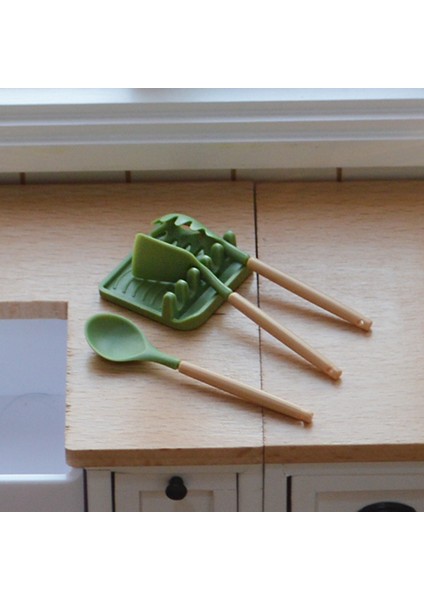 1/6 Ölçekli Minyatür Dollhouse Spatula Mini Turner Mutfak Gereçleri Bebek Aksesuarları Oyuncak Dollhouse Aksesuarları, 4 (Yurt Dışından) indirimleri