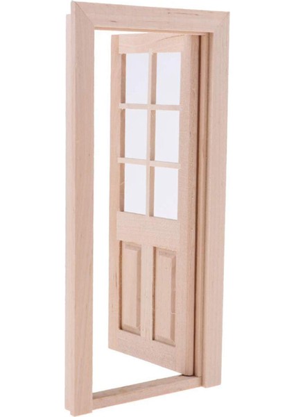 1/12 Ahşap 6 Panel Tek Kapı Çerçevesi Modeli Minyatür Bebek Evi Dıy Dekorasyon Mutfak Oyunu Parti Oyuncakları Dollhouse Için (Yurt Dışından) fırsatları