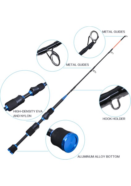 Katı Buz Olta Mavi 2 Karbon Ultralight Katı Sert Ayarlanabilir Sal Açık Balıkçılık Buz Oyma Çubuğu (Yurt Dışından) indirimleri