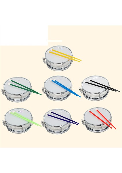 2 Adet Davul Tokmak 42.3 cm Uzunluk, Naylon Keçe Davul Sopa, Kaymaz Bas Vurmalı Çubuklar, Çift Taraflı Bagetler, Sarı (Yurt Dışından)