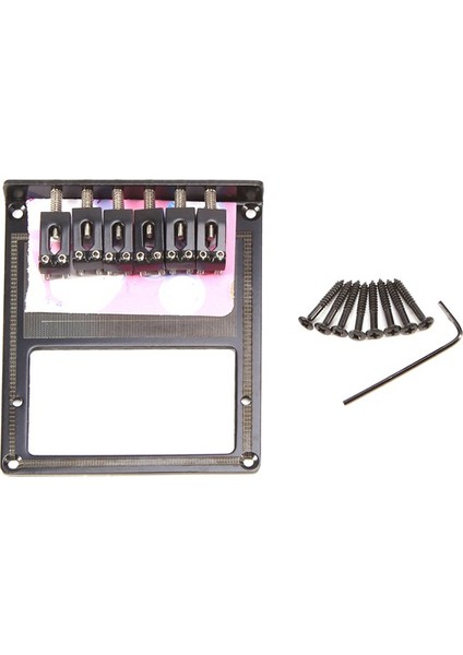 Metal 6 Dize Eyer Ses Kontrolü Köprü Plakası Değiştirme Çamurluk Telecaster Elektro Gitar Tamir Parçaları (Yurt Dışından)