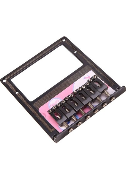 Metal 6 Dize Eyer Ses Kontrolü Köprü Plakası Değiştirme Çamurluk Telecaster Elektro Gitar Tamir Parçaları (Yurt Dışından) fiyatları