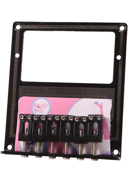 Metal 6 Dize Eyer Ses Kontrolü Köprü Plakası Değiştirme Çamurluk Telecaster Elektro Gitar Tamir Parçaları (Yurt Dışından) modelleri