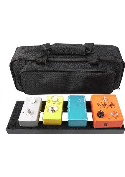 Gitar Pedal Tahtası Gitar Efekt Pedal Tahtası Alüminyum Alaşımlı Pedal Tahtası Taşıma Çantası ile Efekt Pedal Plakası, Küçük Boy (Yurt Dışından) modelleri