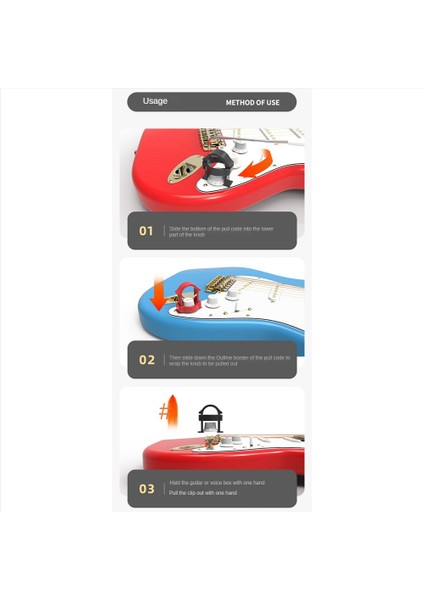 Gitar Topuzu Çektirme Aracı Pullit Topuzu Çektirme Luthier Onarım Aracı Kolları Çalılar Çektirme Araçları Kırmızı (Yurt Dışından) fiyatları