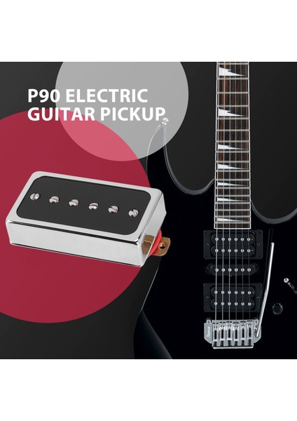 P90 Elektro Gitar Pikap Humbucker Boyutu Tek Bobin Pikap Boyun ve Köprü Gitar Parçaları ve Aksesuarları (Yurt Dışından) fırsatları
