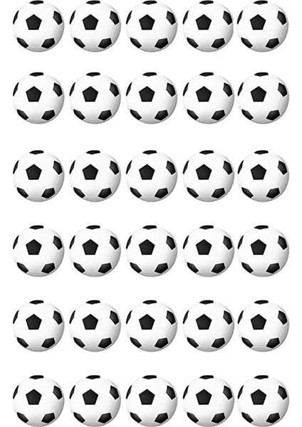 30PACK Mini Futbol Stres Topu Spor Stres Topu Parti Küçük Köpük Futbol Topu Çocuklar Için Stres Giderici Gevşeme Partisi (Yurt Dışından)