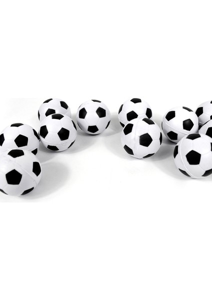 30PACK Mini Futbol Stres Topu Spor Stres Topu Parti Küçük Köpük Futbol Topu Çocuklar Için Stres Giderici Gevşeme Partisi (Yurt Dışından)