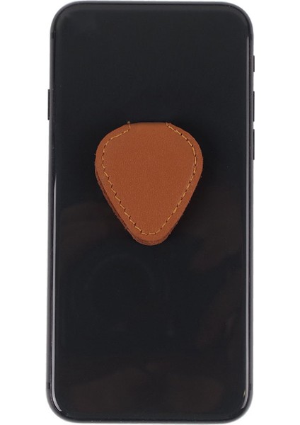Hakiki Deri Gitar Mızrap Çantası Gitar Mızrap Saklama Çantası Mızrap Klip Cep Telefonu Tutucu (Yurt Dışından)