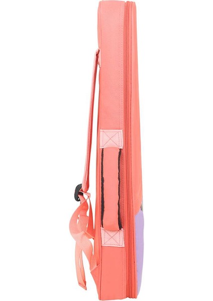 23 Inç Ukulele Çantası Pembe + Parlak Mor Küçük Gitar Çantası Artı Pamuk Su Geçirmez Sırt Çantası Ukulele Çantası Sırt Çantası (Yurt Dışından)