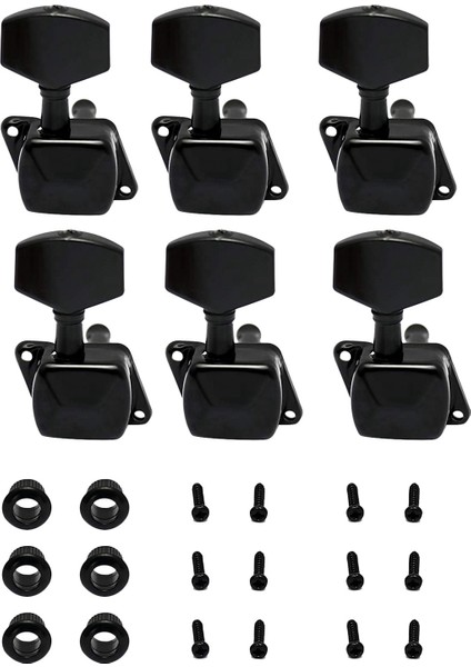 Adet Dize Tuning Mandal Makine Kafaları Tuner Sağ El Elektrik Akustik Gitar Parçaları Değiştirme (Yurt Dışından)