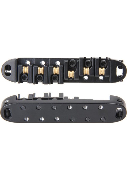 Gibson Les Paul Elektro Gitar Değiştirme Için Roller Saddle Tune-O-Matic Gitar Köprüsü (Siyah) (Yurt Dışından)