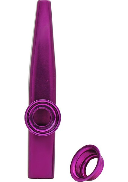 Kazoo Alüminyum Alaşımlı Metal 5 Adet Hediyeler Çocuklar Için Flüt Diyafram Müzik Severler-Mor (Yurt Dışından)
