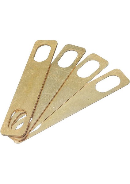 4 Adet Gitar Boyun Plakası Gitar Contası Yedek Gitar Boyun Shim Yükseltme Contası Aksesuarları (Altın) (Yurt Dışından)