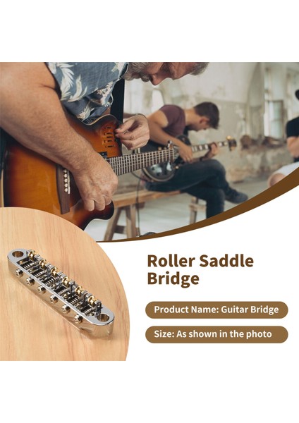 Silver Tune-O-Matic Elektrikli Makaralı Eyer Köprüsü Lp Elektro Gitar Köprüsü Kore'de Üretilmiştir (Yurt Dışından) indirimleri