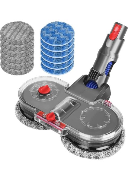 Dyson V10 Dijital Ince V12 Algılama Ince Elektrikli Süpürgeler Elektrikli Paspas Dahil Olmak Üzere Ayrılabilir Su Deposu Paspas Pedleri (Yurt Dışından)
