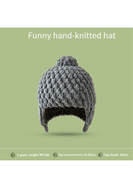 Örgü Sıcak Kapaklar Tathagata Buda Şekli Dayanıklı Kışlık Şapkalar Çocuklar Için Kız Erkek Kadın Erkek (Yurt Dışından) modelleri