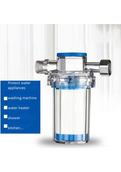 Çamaşır Makinesi Su Isıtıcısı Duş Duş Su Filtresi Ön Musluk Suyu Arıtma Filtresi (Yurt Dışından)
