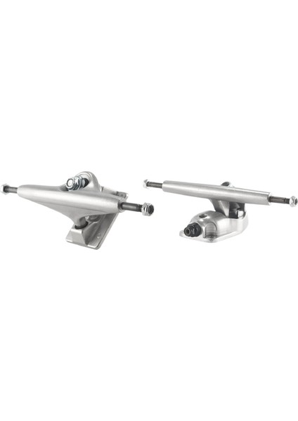 6.25 Inç Longboard Kamyon Sörf Paten Kamyonları Kaykay Kamyonları Longboard Kamyon Kaykay Köprüsü Braketi-Gümüş (Yurt Dışından)