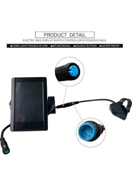 850C P850C Ekran Denetleyicisi 4 Pin Bafang Dönüşüm Kiti Paneli Kontrol Bisiklet Yedek Parçalar Ebike Aksesuarları (Yurt Dışından) modelleri