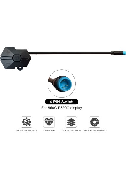 850C P850C Ekran Denetleyicisi 4 Pin Bafang Dönüşüm Kiti Paneli Kontrol Bisiklet Yedek Parçalar Ebike Aksesuarları (Yurt Dışından) fırsatları