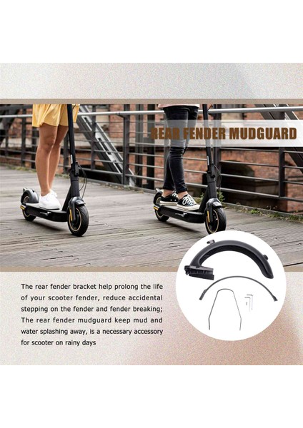 Arka Çamurluk Aksesuarları Çamurluk Destek Braketi Tamir Takımları Segway Ninebot Max G30/G30 Lp Elektrikli Scooter Parçaları (Yurt Dışından)