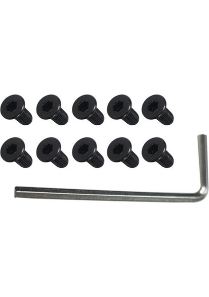 10 Adet Scooter Gidon Ön Çatal Boru Vidaları Altıgen Saplı Yedek Parça Kitleri M365 Ninebot Es2 (Yurt Dışından)