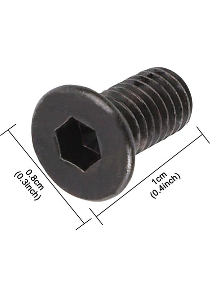 10 Adet Scooter Gidon Ön Çatal Boru Vidaları Altıgen Saplı Yedek Parça Kitleri M365 Ninebot Es2 (Yurt Dışından) modelleri