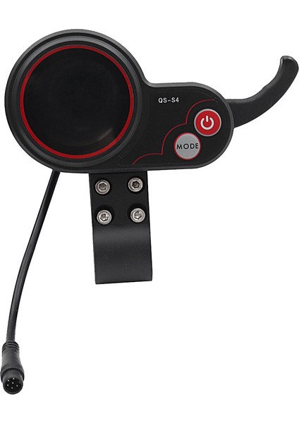 Qs-S4 36V-60V Başparmak Gaz LCD Ekran Ölçer Sıfır 8 9 10 8x 10X Elektrikli Scooter 6pın Ekran Aksesuarları (Yurt Dışından)