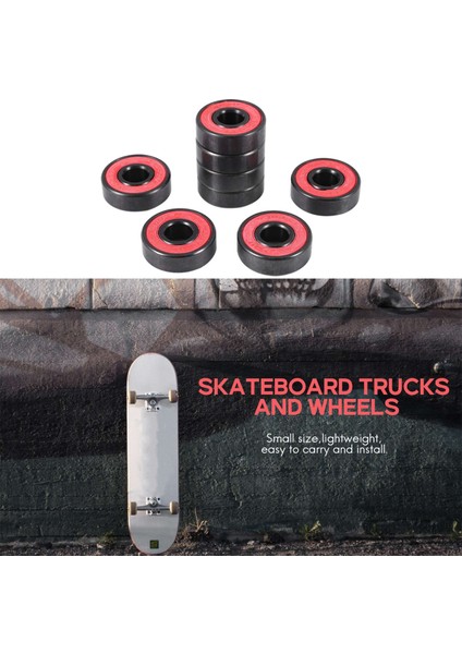 Paten Kaykay Tekerleği Için 8 Adet Seramik Rulmanlar Yüksek Hızlı Aşınmaya Dayanıklı (Yurt Dışından) modelleri