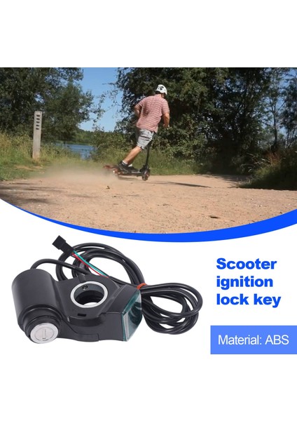 Elektrikli Scooter Kontak Kilidi Anahtarı Silindir Başlatma Anahtarı Kilidi Elektrikli Scooter Kugoo M4 Için Yedek Aksesuarlar (Yurt Dışından) modelleri