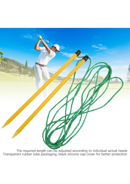 Golf Hizalama Çubukları Golf Eğitim Yardımı Golf Vuruş Golf Yönü Uygulaması Golf Yeni Başlayanlar Için Golf Aksesuarları Sarı (Yurt Dışından) modelleri