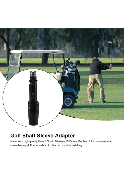 .335 Golf Şaft Kovanı Adaptörü Titleist TS1,TS2,TS3,TS4,917/915/913D, Sürücü Ucu, Lh&rh ile Uyumlu (Yurt Dışından)