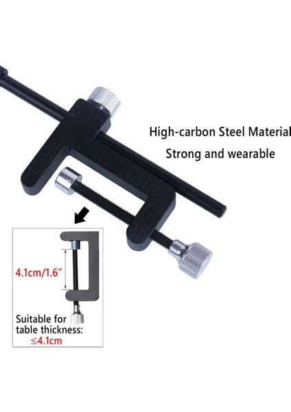 Dönebilen Sinek Bağlama Mengene Araçları C-Kelepçe Bağlama Mengenesi Çelik Sertleştirilmiş Çene Dönen Kanca Araçları Bağlama Ipliği Bobin Tutucu (Yurt Dışından) indirimleri