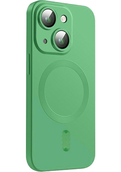 Magsafe Anti-Drop Tpu Telefon Kabuk-Yeşil ile Uyumlu iPhone15 Vaka Için (Yurt Dışından)