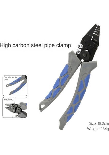 Sıkma Balıkçılık Pensesi Çelik Tel Kesme Makas Seti Balıkçılık Crimper Pense Balıkçılık Kol Aracı (Yurt Dışından)