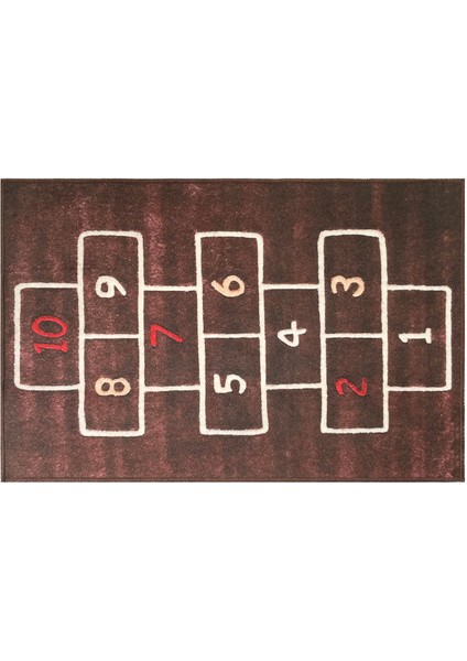 1/6 Dollhouse Model Mobilya Aksesuarları Mini Model Sadelik Halı, Kahverengi (Yurt Dışından)