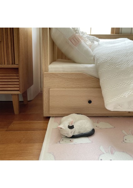 1/6 Dollhouse Model Mobilya Aksesuarları Mini Model Sadelik Halı, Kahverengi (Yurt Dışından) modelleri