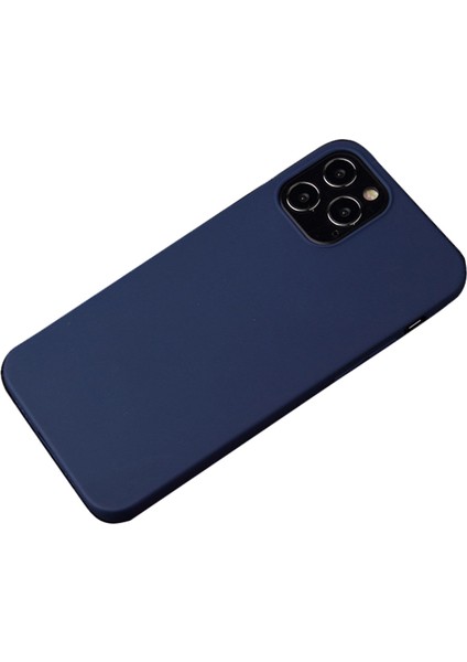 iPhone15 Pro Max Esnek Tpu Koruyucu Kılıf Mat Kılıç Olmayan Cep Telefonu Kapak Dark Mavi (Yurt Dışından)