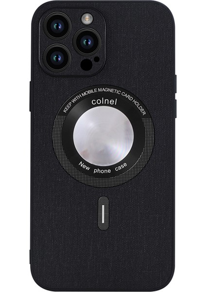 iPhone15 Pro Soft Tpu+Magsafe Anti-Drop Telefon Kapak Black ile Uyumlu Slim Case (Yurt Dışından)