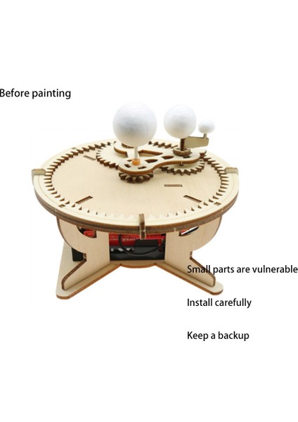 Bilim Oyuncaklar Güneş Sistemi Modeli Astronomi Güneş Dünya Ay Gezegen Deney Eğitici Oyuncak Çocuklar Için Kök Kiti (Yurt Dışından)