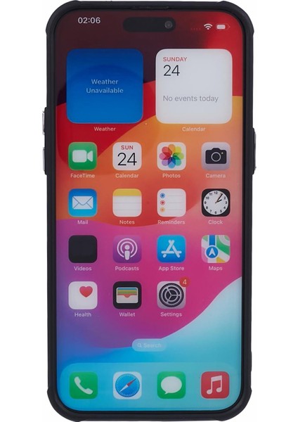 iPhone15 Pro Max Magnetic Case Pu Deri+Tpu Telefon Geri Kapağı Magsafe Charger-Black ile Uyumlu (Yurt Dışından) fiyatları
