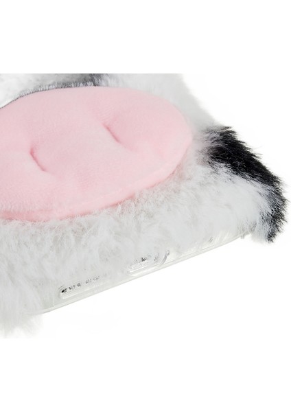 iPhone15 Pro Max Pax Peluş Telefon Kılıfı Süt Inek Kulağı Yumuşak Tpu Kış Sıcak Kapak Black (Yurt Dışından) modelleri