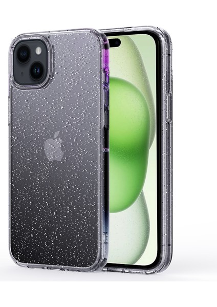 iPhone15 Plus Cep Telefonu Kılıfı Şık Glitter Powder Anti-Sracratch Tpu+Pc Kapak Terazik (Yurt Dışından)