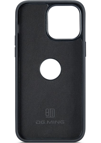 iPhone15 Plus Case Logo Için Geri Görünüm Pu Pu Deri+Pc+Tpu Kapak Yeşil (Yurt Dışından)