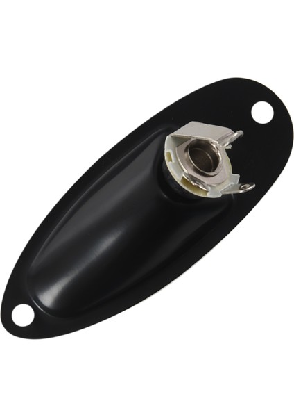 Tekne Tarzı 1/4 Inç Yüklü Gitar Çıkışı Mono Jack Priz Plakası Strat Stratocater Tarzı Elektro Gitar, Siyah (Yurt Dışından) fiyatları