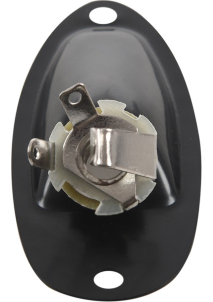 Tekne Tarzı 1/4 Inç Yüklü Gitar Çıkışı Mono Jack Priz Plakası Strat Stratocater Tarzı Elektro Gitar, Siyah (Yurt Dışından) indirimleri
